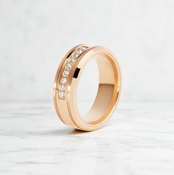 Classic Channel-Set Diamond Band