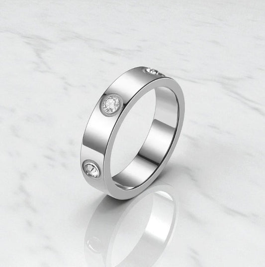 Timeless Bezel-Set Diamond Band