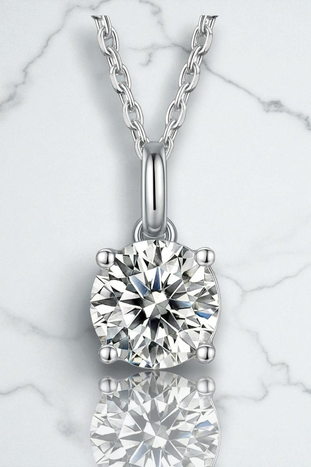 Astra Moissanite Solitaire Half Set