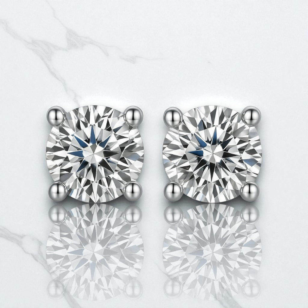 Astra Moissanite Solitaire Half Set