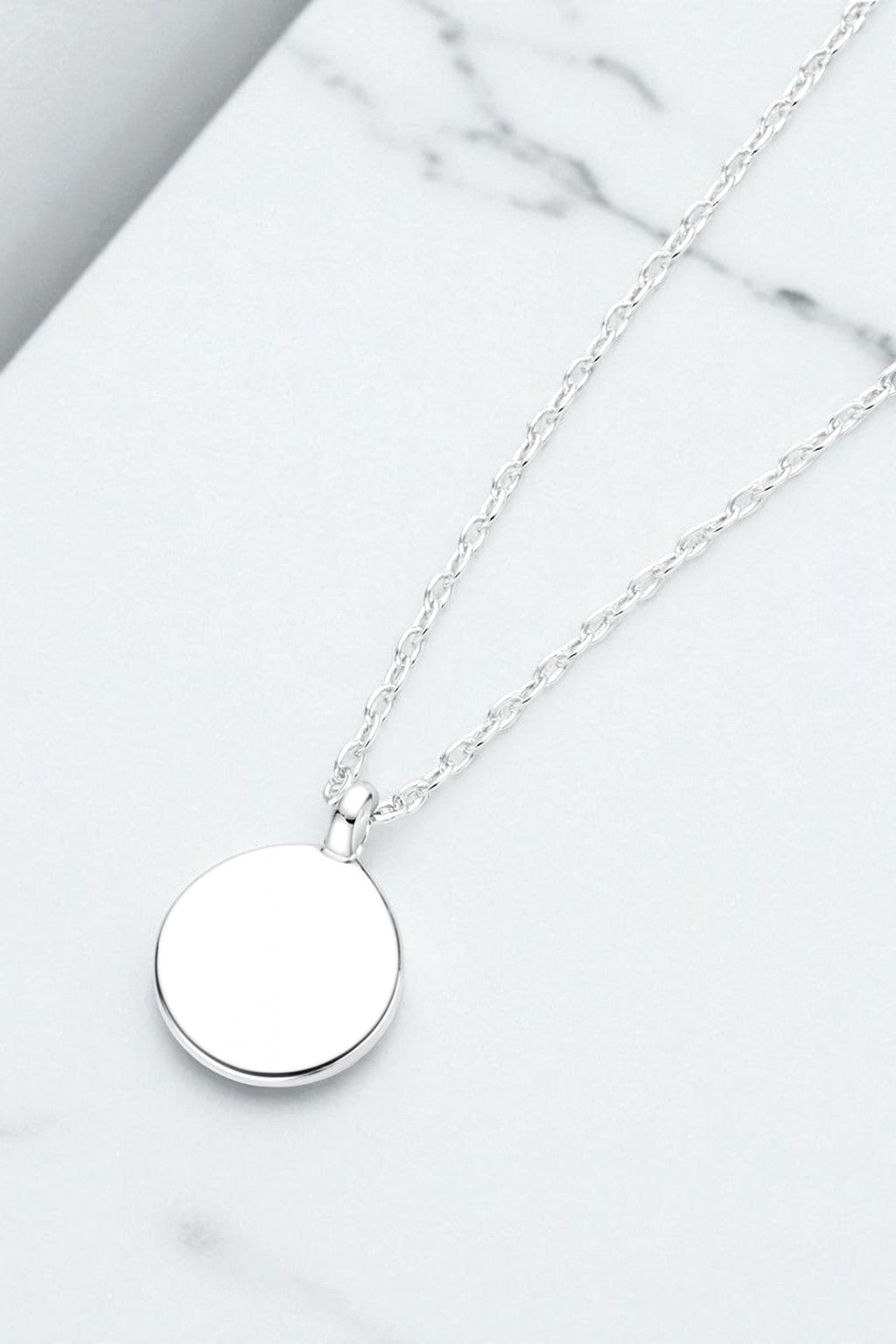 Fingerprint Disc Pendant