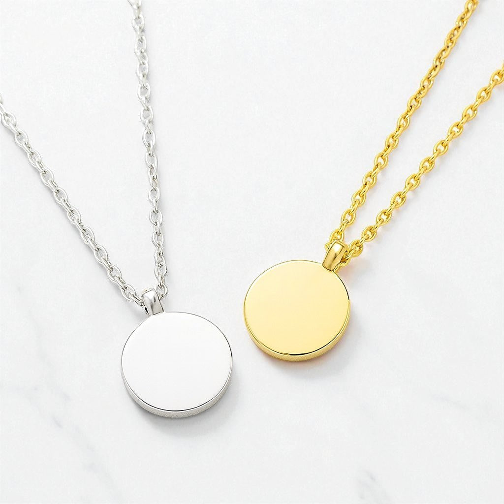 Fingerprint Disc Pendant