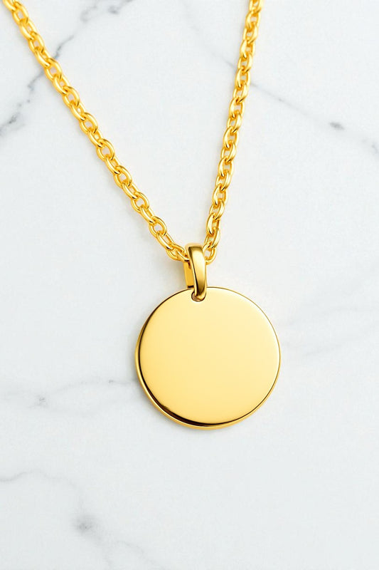 Fingerprint Disc Pendant