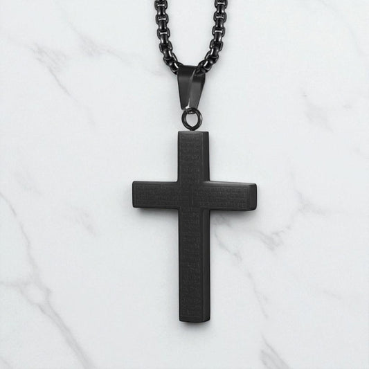 Script Classic Cross Necklace