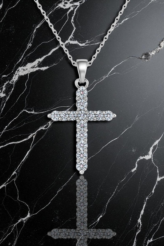 Divine Brilliance Diamond Cross Pendant 3.6ct