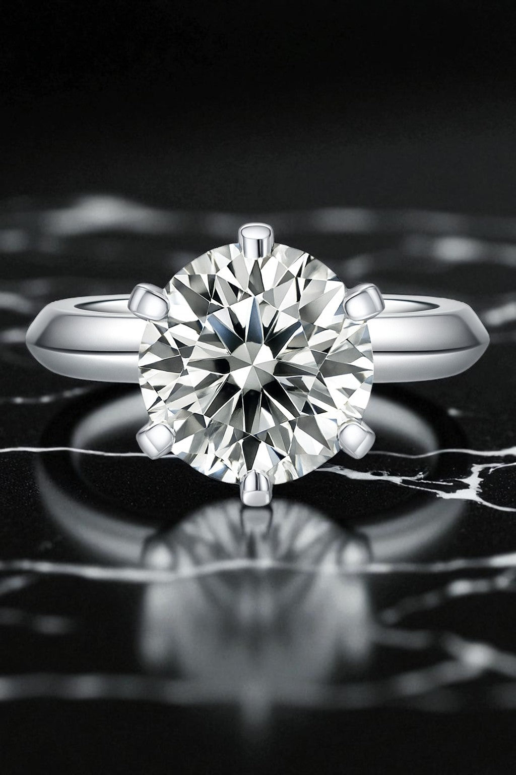 Classic Round Solitaire Ring 1.5ct