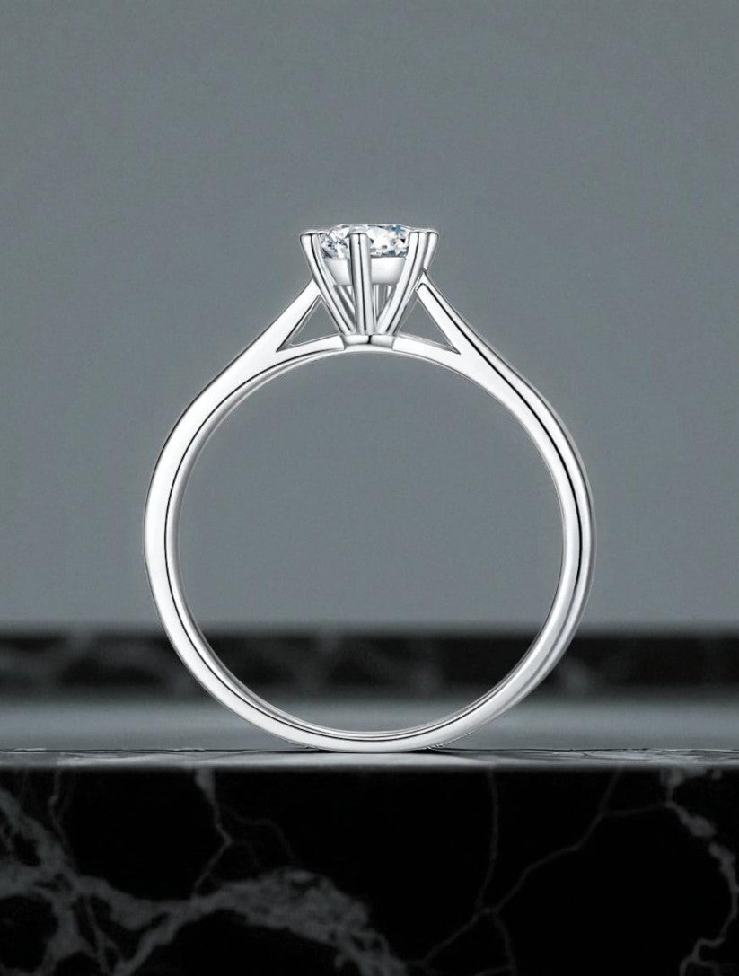 Classic Round Solitaire Ring 0.5ct