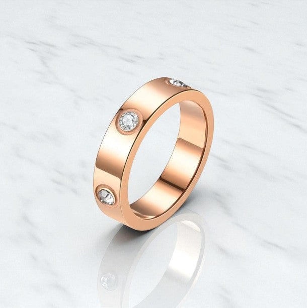 Timeless Bezel-Set Diamond Band