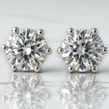 Aurelia Moissanite Studs 4ct TDW