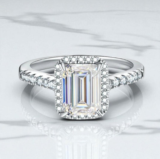 2ct Emerald Cut Ring