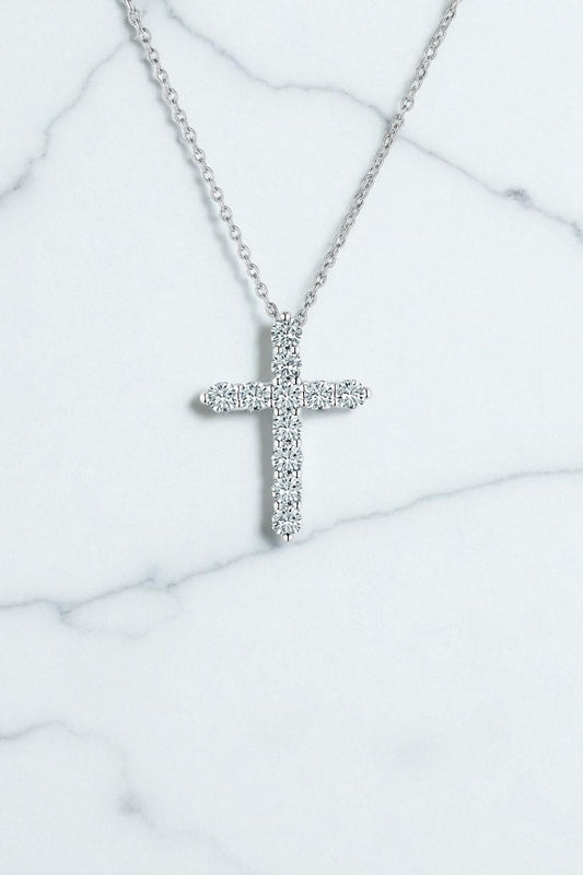 Cubic Cross Necklace