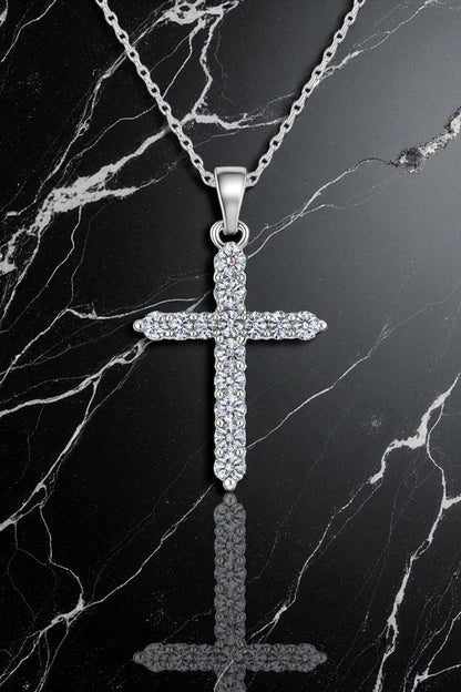 Divine Brilliance Diamond Cross Pendant 3.6ct